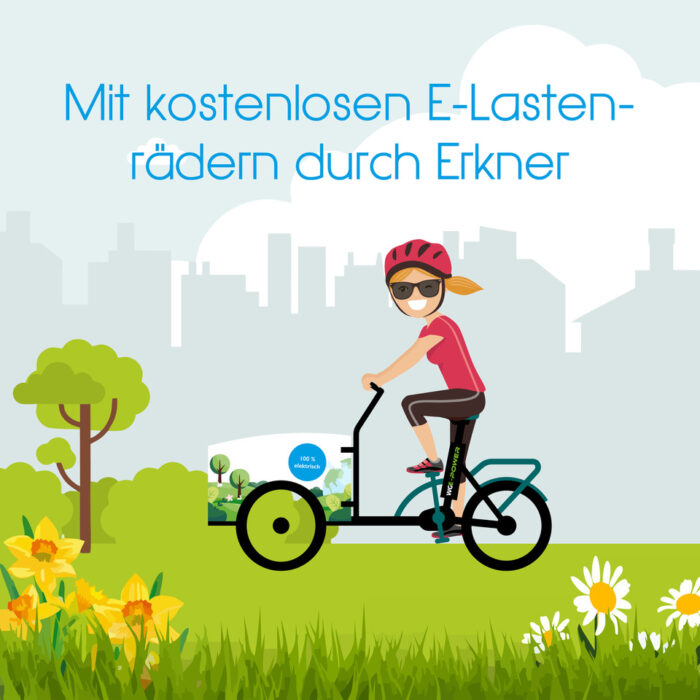 E-Lastenräder der WGE