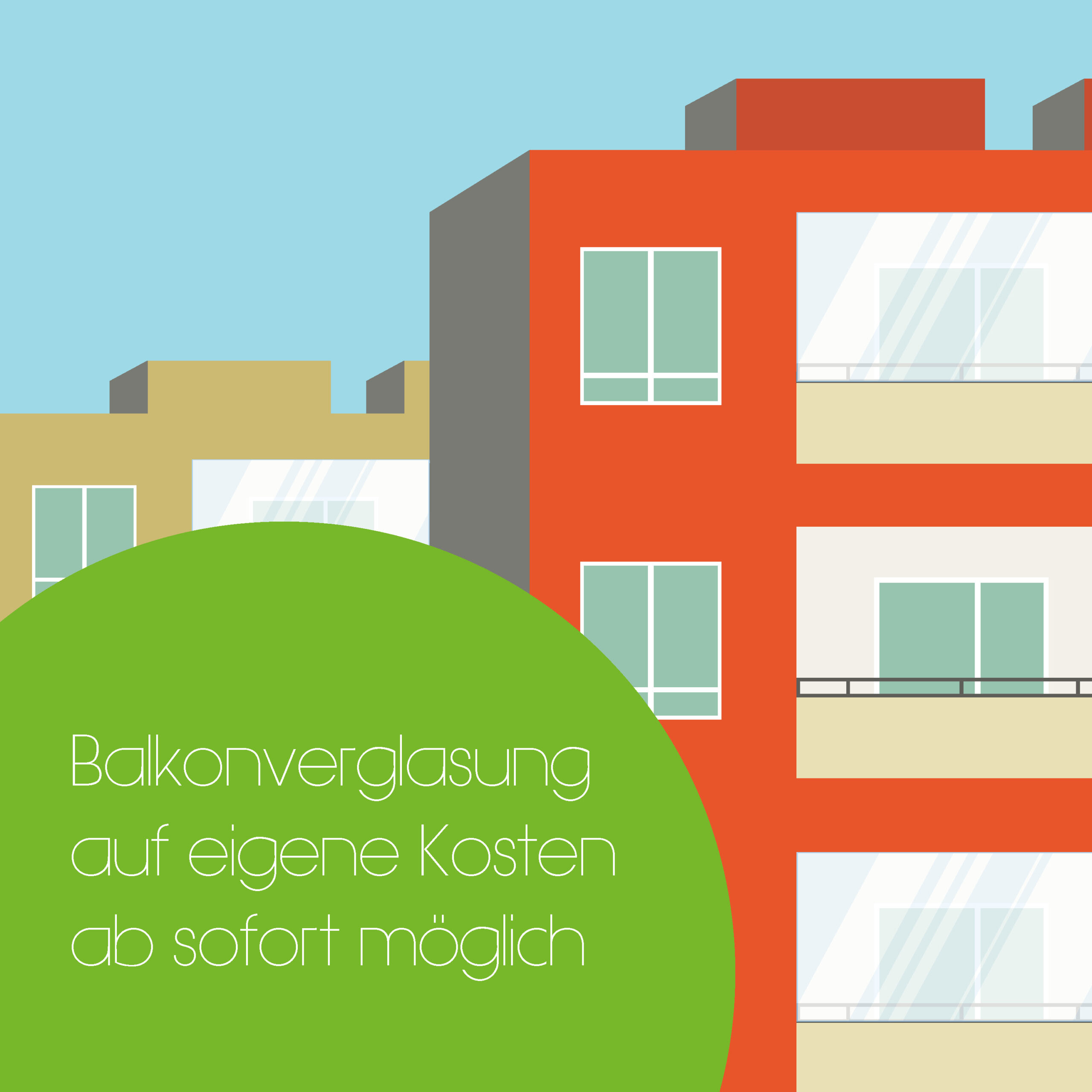 Balkonverglasung